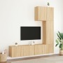 TV-Wandschränke, 5 Stück, Holzwerkstoff, Sonoma-Eiche von , TV-Möbel - Ref: Foro24-3216484, Preis: 228,84 €, Rabatt: %