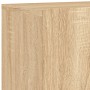 Wall TV cabinets 6 pieces engineered wood Sonoma oak by , TV Furniture - Ref: Foro24-3216473, Price: 192,83 €, Discount: %