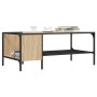 Mesa centro estante madera ingeniería roble Sonoma 100x51x40 cm de , Mesas de centro - Ref: Foro24-837733, Precio: 38,60 €, D...