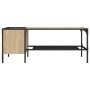 Engineered wood shelf center table Sonoma oak 100x51x40 cm by , Coffee table - Ref: Foro24-837733, Price: 38,62 €, Discount: %