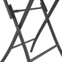 Folding garden bistro table glass and steel 60x70 cm by vidaXL, Garden tables - Ref: Foro24-44714, Price: 75,99 €, Discount: %