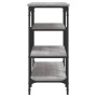 Console table with shelves gray Sonoma 100x35x75 cm by , Side tables - Ref: Foro24-837790, Price: 60,46 €, Discount: %