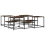 Mesa de centro madera de ingeniería roble ahumado 121x121x40 cm de , Mesas de centro - Ref: Foro24-839070, Precio: 68,45 €, D...