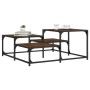 Mesa de centro madera ingeniería roble marrón 87,5x87,5x40 cm de , Mesas de centro - Ref: Foro24-837746, Precio: 41,41 €, Des...