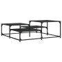 Mesa de centro madera de ingeniería negro 107x107x40 cm de , Mesas de centro - Ref: Foro24-837752, Precio: 50,41 €, Descuento: %