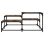 Mesa de centro madera ingeniería roble ahumado 87,5x87,5x40 cm de , Mesas de centro - Ref: Foro24-837744, Precio: 39,99 €, De...