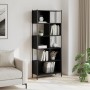 Estantería de madera de ingeniería negra 72x28x172 cm de , Librerías y estanterías - Ref: Foro24-3213652, Precio: 96,09 €, De...