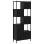 Estantería de madera de ingeniería negra 72x28x172 cm de , Librerías y estanterías - Ref: Foro24-3213652, Precio: 96,09 €, De...