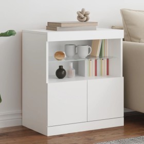 Sideboard with white LED lights 60x37x67 cm by , Sideboards - Ref: Foro24-836651, Price: 69,18 €, Discount: %