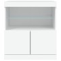 Sideboard mit weißen LED-Leuchten 60x37x67 cm von , Sideboards - Ref: Foro24-836651, Preis: 69,18 €, Rabatt: %