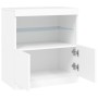 Sideboard mit weißen LED-Leuchten 60x37x67 cm von , Sideboards - Ref: Foro24-836651, Preis: 69,18 €, Rabatt: %