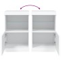 Sideboard with white LED lights 41x37x67 cm by , Sideboards - Ref: Foro24-836679, Price: 45,65 €, Discount: %