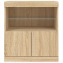 Sideboard mit LED-Leuchten Sonoma-Eiche 60x37x67 cm von , Sideboards - Ref: Foro24-836653, Preis: 64,99 €, Rabatt: %