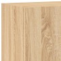 TV wall cabinets 4 pieces engineered wood Sonoma oak by , TV Furniture - Ref: Foro24-3216534, Price: 172,73 €, Discount: %