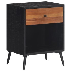 Solid teak wood bedside table 40x30x50 cm by , Nightstands - Ref: Foro24-358529, Price: 111,99 €, Discount: %