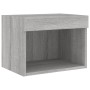 TV wall furniture with LED 5 pieces engineered wood gray Sonoma by , TV Furniture - Ref: Foro24-3216702, Price: 145,99 €, Dis...