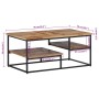 Solid recycled teak coffee table 90x50x39 cm by , Coffee table - Ref: Foro24-358517, Price: 174,91 €, Discount: %