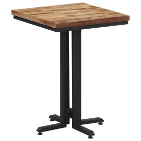 Mesa de comedor teca reciclada maciza 55x55x76 cm de , Mesas de cocina y de comedor - Ref: Foro24-358515, Precio: 132,99 €, D...