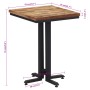 Solid recycled teak dining table 55x55x76 cm by , Kitchen and dining tables - Ref: Foro24-358515, Price: 134,84 €, Discount: %