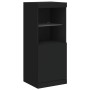 Aparador con luces LED negro 41x37x100 cm de , Aparadores - Ref: Foro24-836687, Precio: 86,59 €, Descuento: %