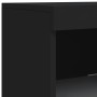 Aparador con luces LED negro 41x37x100 cm de , Aparadores - Ref: Foro24-836687, Precio: 86,59 €, Descuento: %