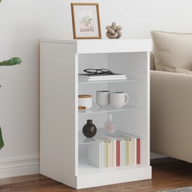 Sideboard with white LED lights 41x37x67 cm by , Sideboards - Ref: Foro24-836721, Price: 61,25 €, Discount: %