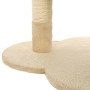 Rascador para gatos con poste de sisal 50 cm beige y marrón de vidaXL, Mobiliario para gatos - Ref: Foro24-170595, Precio: 39...