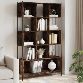 Engineered wood shelf smoked oak 102x28x172 cm by , Bookcases and shelves - Ref: Foro24-3213659, Price: 127,76 €, Discount: %