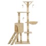 Cat scratching post with sisal post 138 cm beige by vidaXL, Cat furniture - Ref: Foro24-170580, Price: 69,01 €, Discount: %