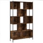 Engineered wood shelf smoked oak 102x28x172 cm by , Bookcases and shelves - Ref: Foro24-3213659, Price: 127,99 €, Discount: %