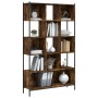 Engineered wood shelf smoked oak 102x28x172 cm by , Bookcases and shelves - Ref: Foro24-3213659, Price: 127,99 €, Discount: %