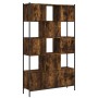 Engineered wood shelf smoked oak 102x28x172 cm by , Bookcases and shelves - Ref: Foro24-3213659, Price: 127,99 €, Discount: %