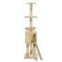 Cat scratching post with sisal post 138 cm beige by vidaXL, Cat furniture - Ref: Foro24-170580, Price: 69,01 €, Discount: %