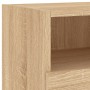 TV wall cabinets 5 pcs engineered wood Sonoma oak by , TV Furniture - Ref: Foro24-3216560, Price: 213,69 €, Discount: %