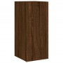 Wall TV cabinets with LED lights 3 pieces oak brown by , TV Furniture - Ref: Foro24-3216873, Price: 146,99 €, Discount: %