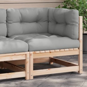 Equine sofa with solid pine wood cushions by , Modular outdoor sofas - Ref: Foro24-838062, Price: 92,99 €, Discount: %