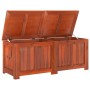 Baúl de almacenamiento con tapa madera maciza de acacia marrón de , Baúles de almacenamiento - Ref: Foro24-364917, Precio: 17...