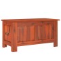 Storage chest with lid solid brown acacia wood by , Storage trunks - Ref: Foro24-364915, Price: 93,61 €, Discount: %