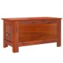 Storage chest with lid solid brown acacia wood by , Storage trunks - Ref: Foro24-364915, Price: 93,61 €, Discount: %