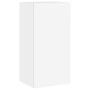 Wall TV cabinets with LED 5 pieces white engineered wood by , TV Furniture - Ref: Foro24-3216825, Price: 190,99 €, Discount: %