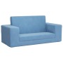 Blaues 2-Sitzer-Kinderschlafsofa aus weichem Plüsch von , Baby- und Kleinkindmöbel - Ref: Foro24-357032, Preis: 48,86 €, Raba...