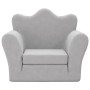 Hellgraues Kinderschlafsofa aus weichem Plüsch von , Baby- und Kleinkindmöbel - Ref: Foro24-357053, Preis: 37,80 €, Rabatt: %