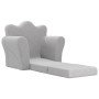 Sofá cama infantil felpa suave gris claro de , Mobiliario para bebés y niños pequeños - Ref: Foro24-357053, Precio: 37,80 €, ...