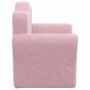 Sofá para niños felpa suave rosa de , Mobiliario para bebés y niños pequeños - Ref: Foro24-357045, Precio: 36,18 €, Descuento: %