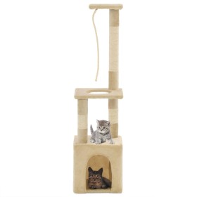 Cat scratching post with sisal scratching post 109 cm beige by vidaXL, Cat furniture - Ref: Foro24-170604, Price: 47,99 €, Di...