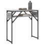 Mesa consola estante madera ingeniería Sonoma gris 75x30x75 cm de , Mesas auxiliares - Ref: Foro24-837800, Precio: 39,11 €, D...