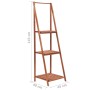 Wooden cedar plant stand 45x40x145 cm by vidaXL, Pot stands - Ref: Foro24-246437, Price: 50,66 €, Discount: %