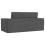 Children's 2-seater sofa bed in soft plush anthracite gray by , Baby and Toddler Furniture - Ref: Foro24-357030, Price: 48,99...