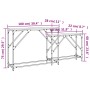 Mesas consolas apilables 2 unidades madera de ingeniería negro de , Mesas auxiliares - Ref: Foro24-837802, Precio: 45,97 €, D...