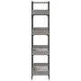 Bookcase with 4 shelves gray Sonoma wood 100x33x145.5 cm by , Bookcases and shelves - Ref: Foro24-837695, Price: 82,58 €, Dis...